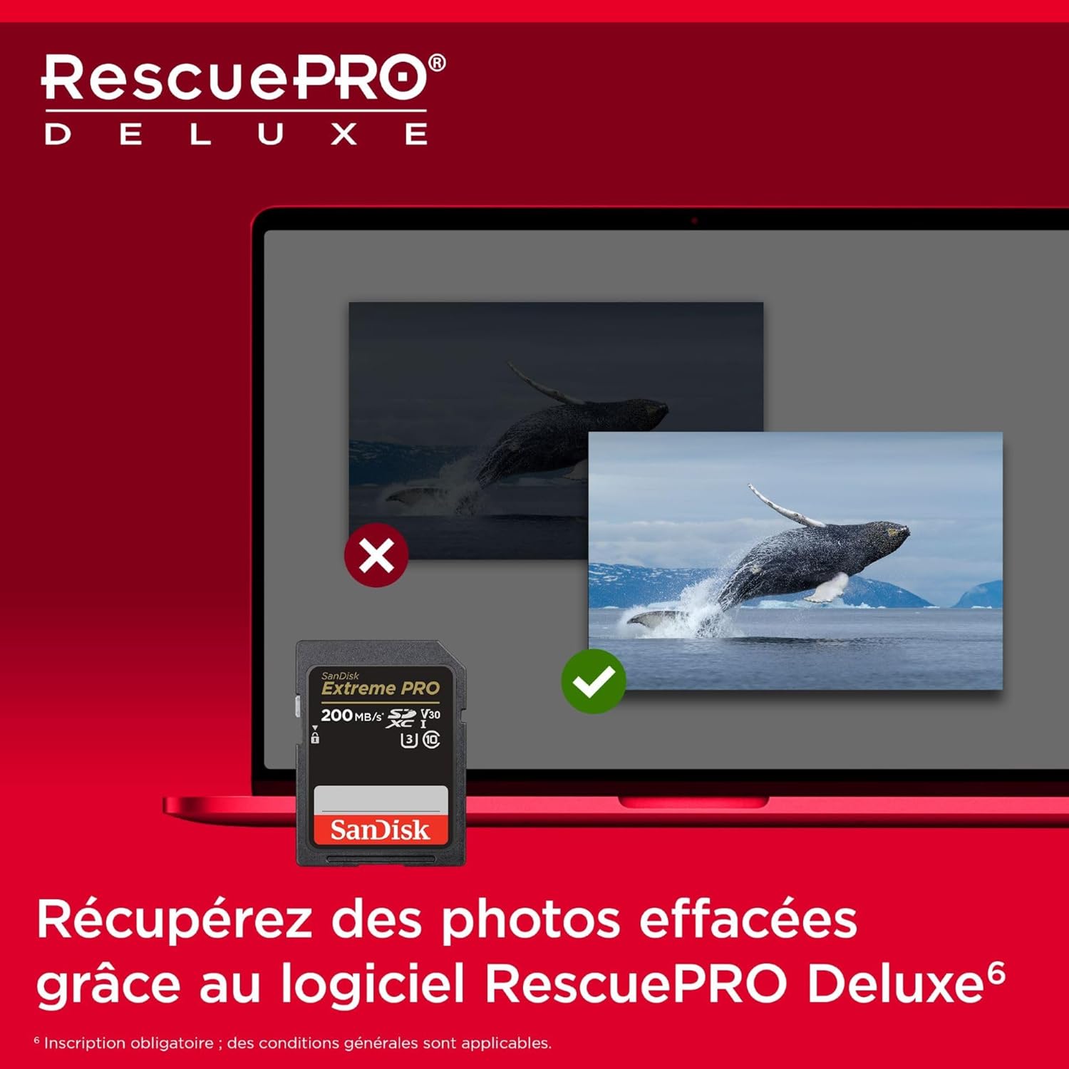 SanDisk - Extreme PRO SDXC - 256 Go - 200 Mo/s, 4K, UHS-I, V30-U3