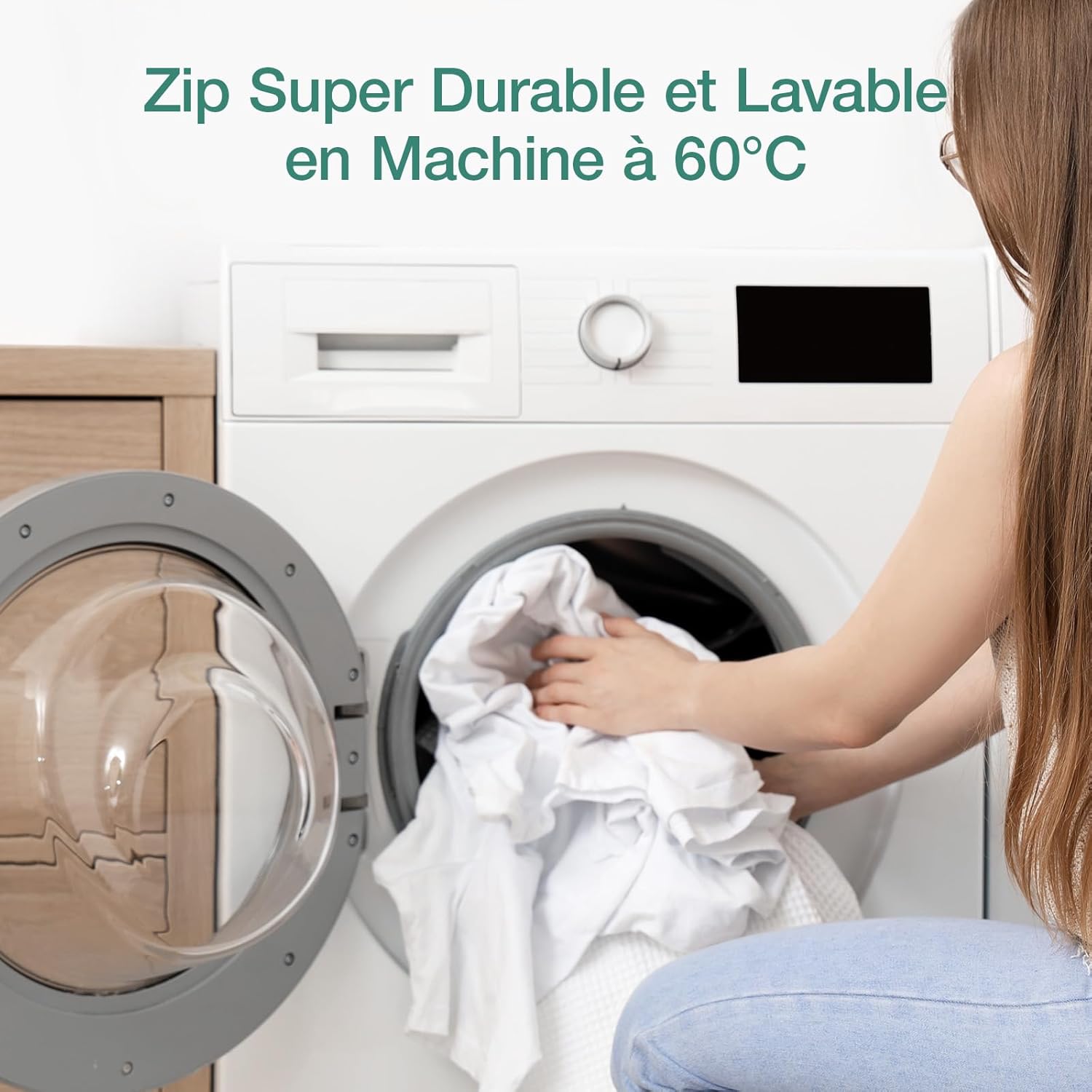 Novilla - Matelas 7 zones mousse - 90x200 cm, 18 cm, housse amovible