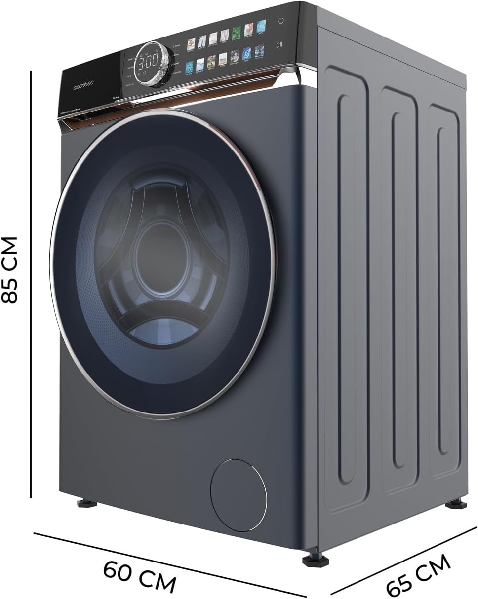 Cecotec - lave-linge série - capacité 8 kg, 1400 trs/min, efficacité, 02466