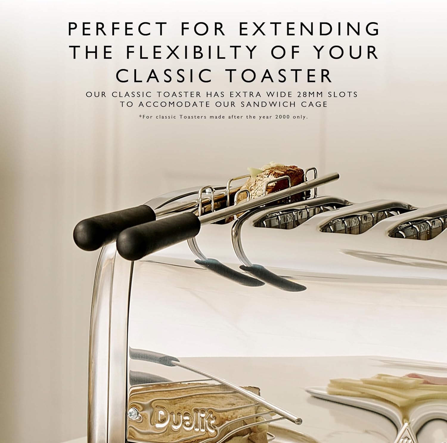 Accessoire grille-pain - cage à sandwich, acier inox, format Classic, 00499