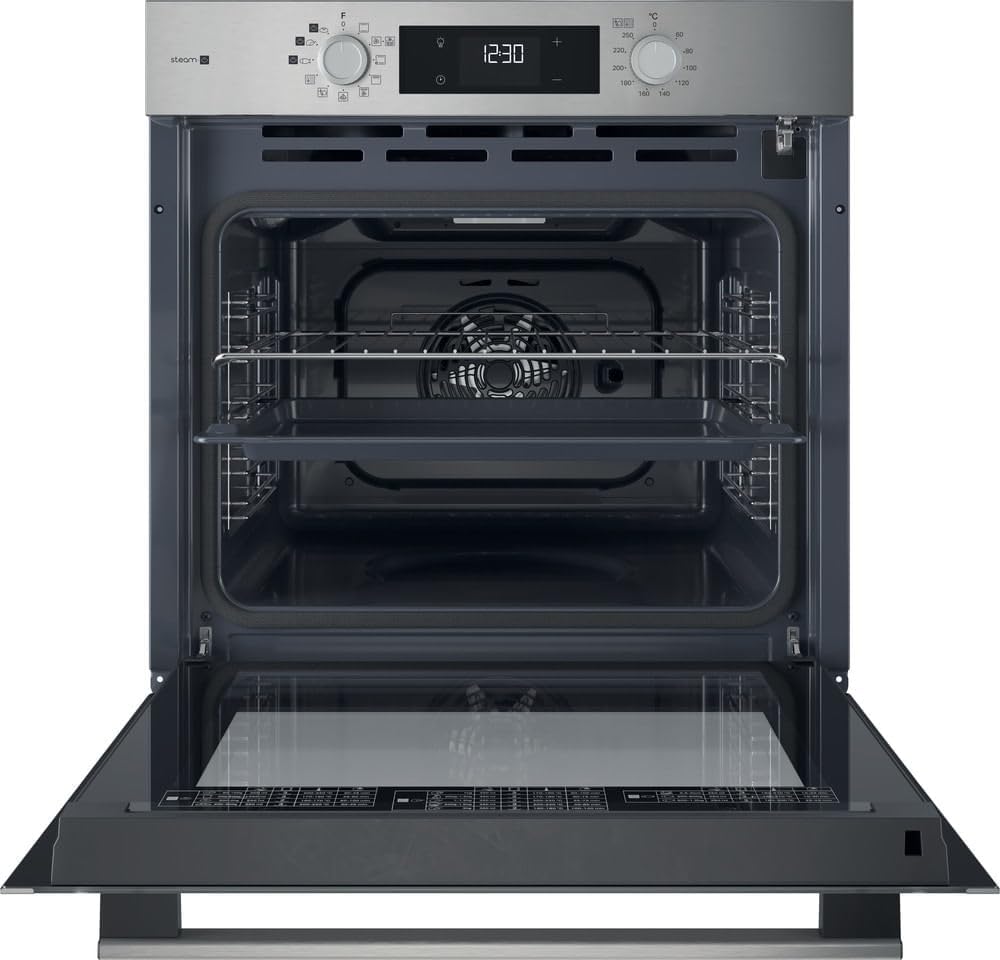 Hotpoint - Four Série 854PSX - 71L, pyrolyse, inox, A++ - HAO854PSX