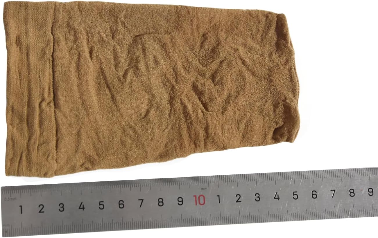 Bonnet perruque en nylon - 12 pièces - respirant, marron clair