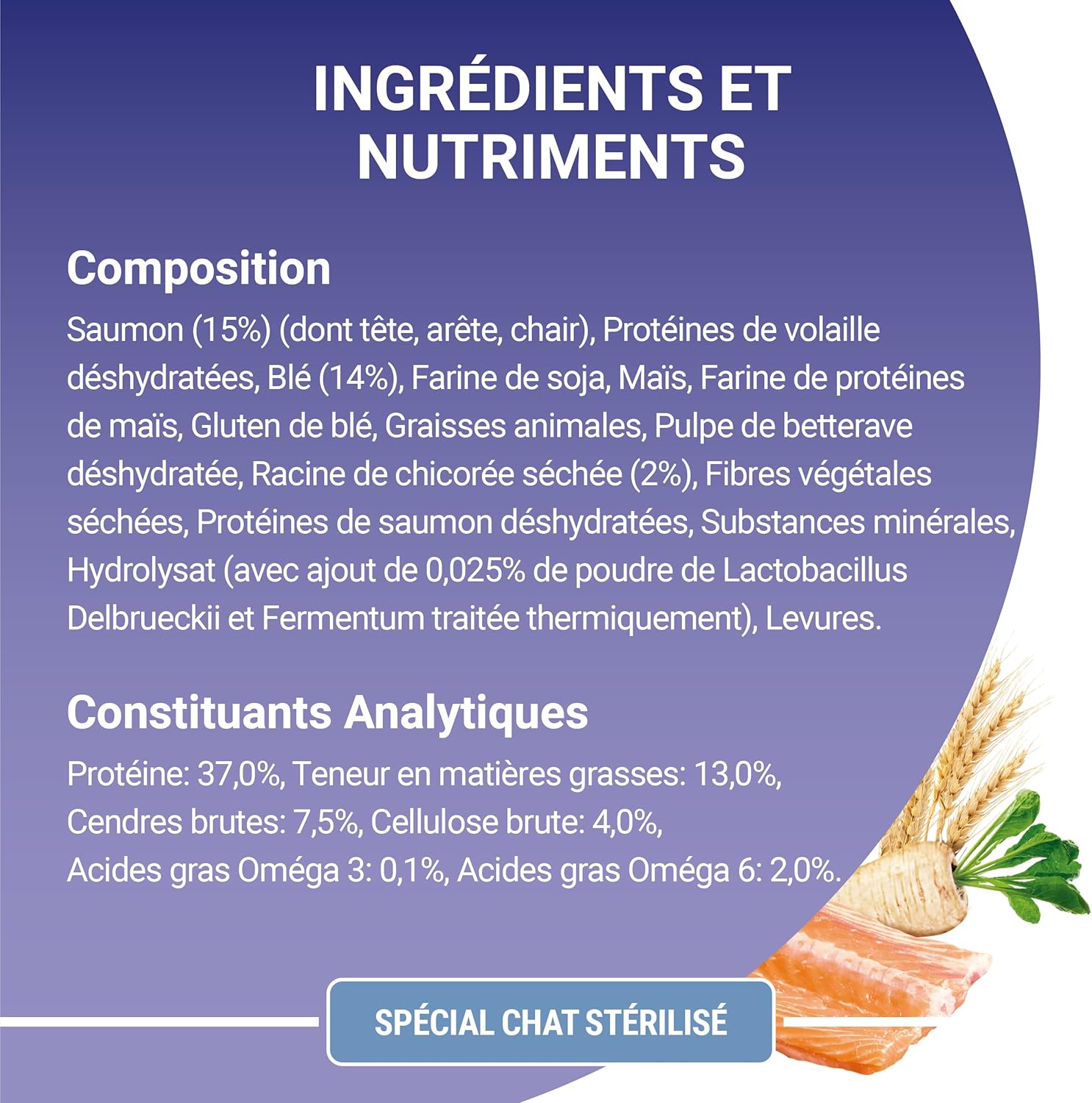 Purina One - Bifensis stérilisé - 4x3kg - Saumon, soutien immunitaire