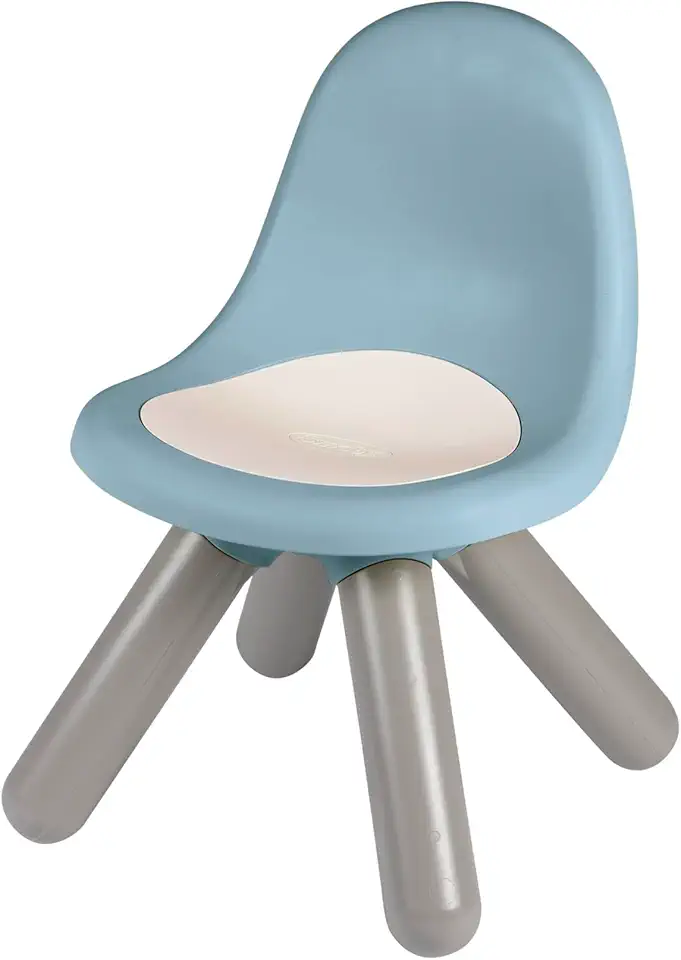 Smoby - Kid Chaise Life bleue - 18 mois+ - intérieur/extérieur, anti-UV, recyclée