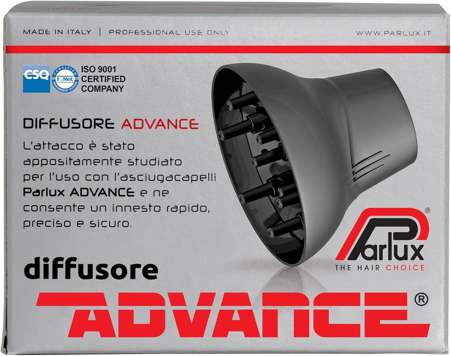 Parlux - Advance diffuseur Softstyler - noir - accessoires sèche-cheveux