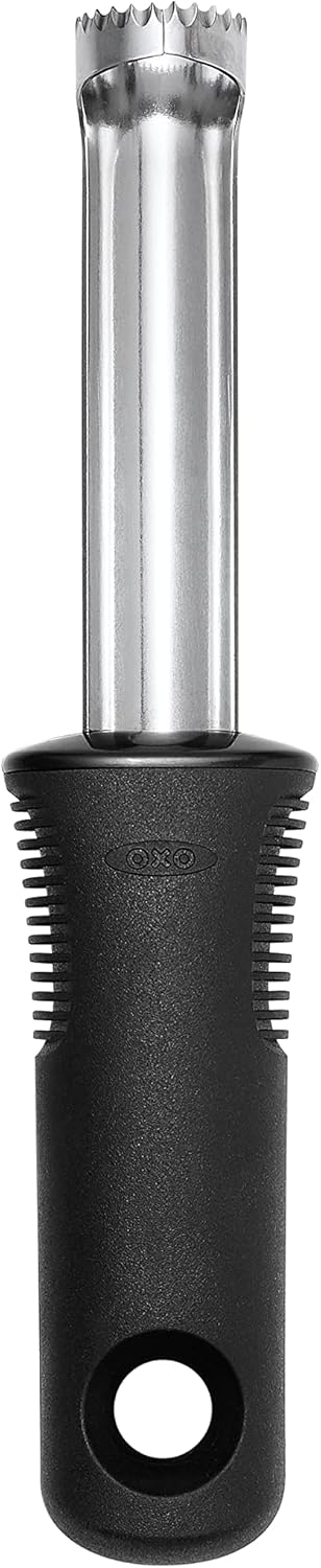 OXO - Good Grips - vide-pomme inox - poignée ergonomique, noir