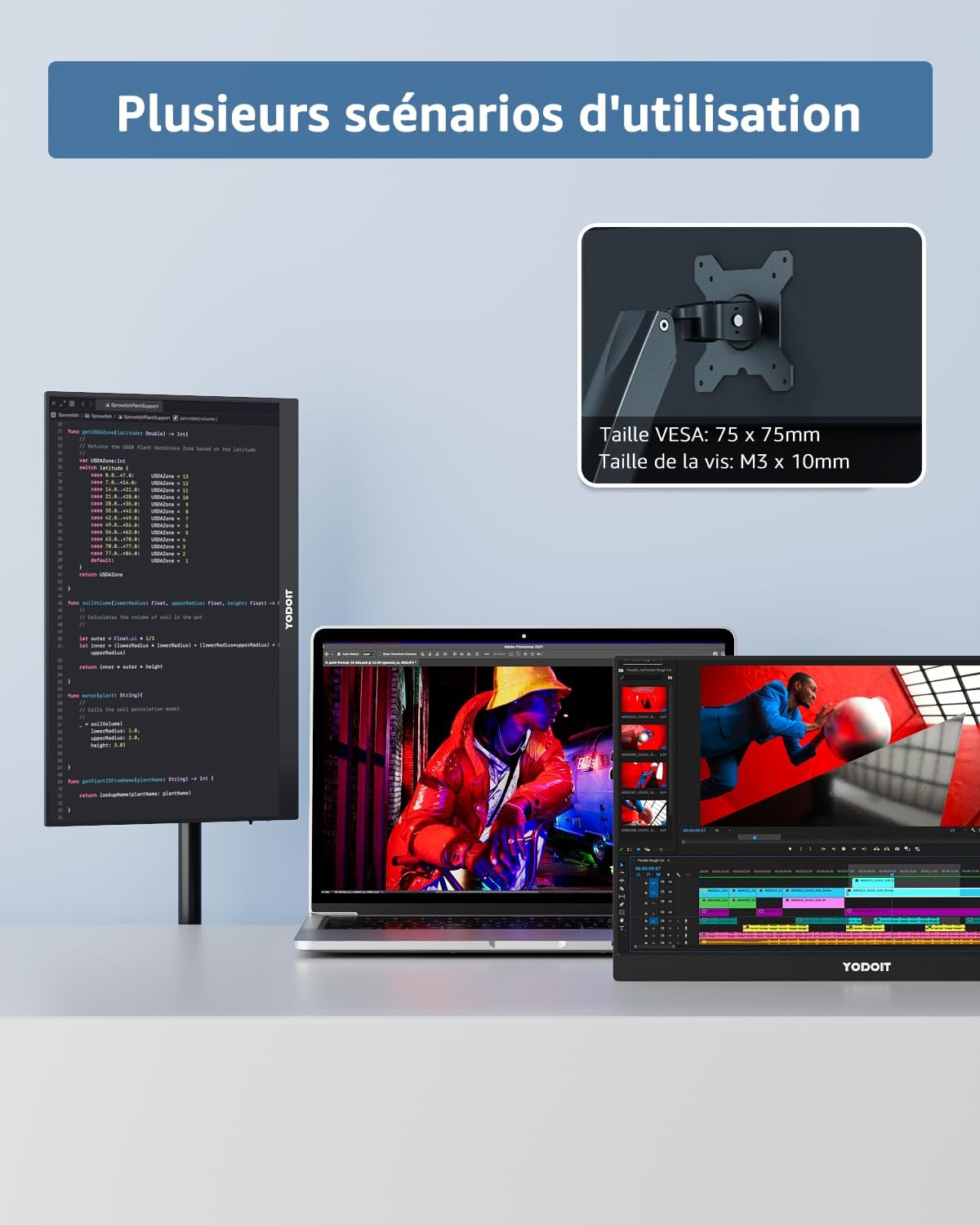 Yodoit - écran portable 17,3