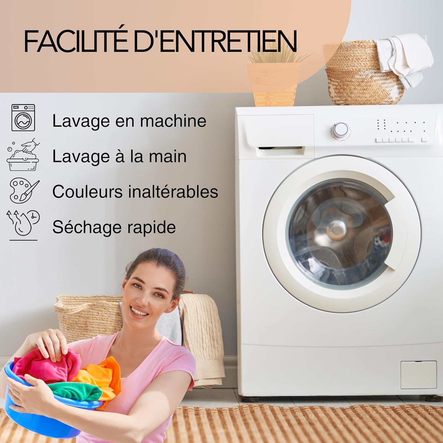 Bandeau cheveux - elastique sport antidérapant, respirant, 3pcs, adulte/enfant