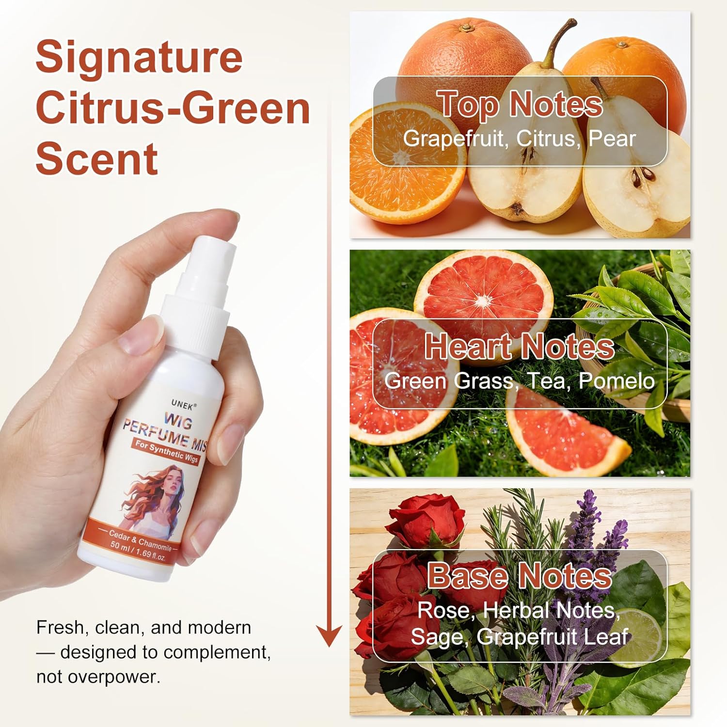 Vaporisateur de parfum - 50ml - neutralise odeurs, longue tenue, léger