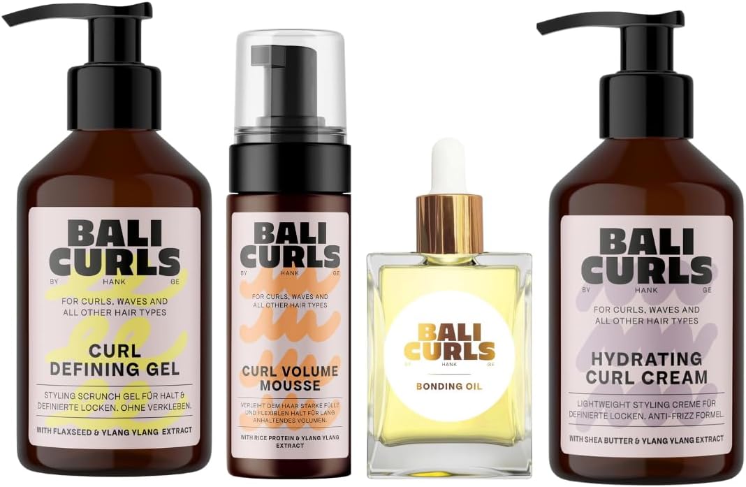 Bali CURLS - Styling Heroes Bundle - set 4 pièces - boucles définies, souples et brillantes