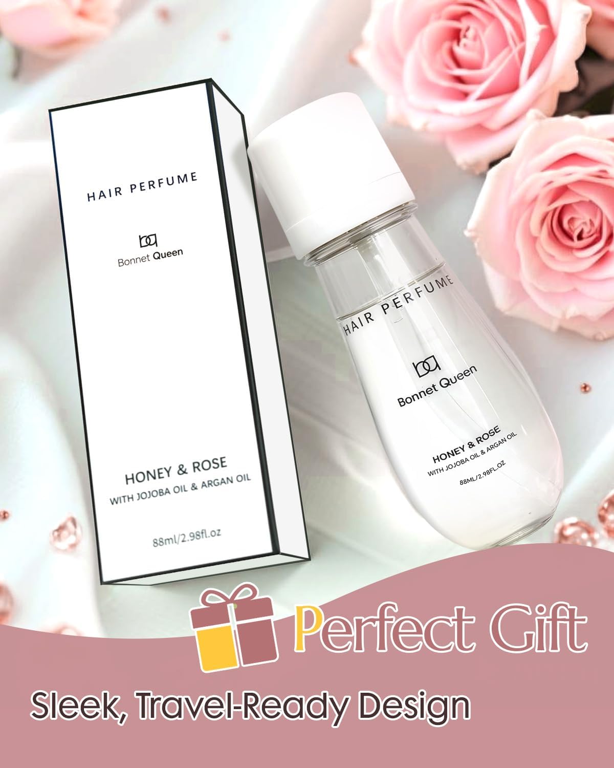 BONNET QUEEN - parfum cheveux 91g - nourrit, brille, anti-frisottis