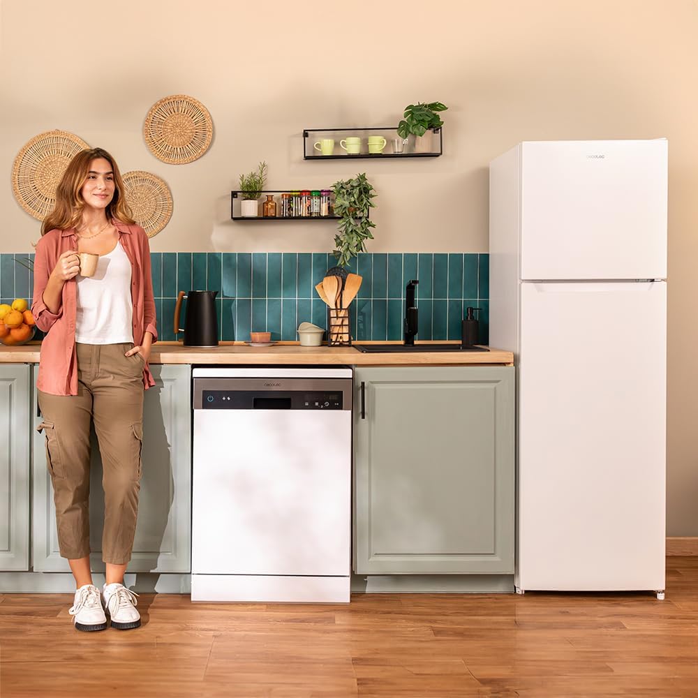 Cecotec - Bolero CoolMarket 348 - 348L, NoFrost, Inverter, classe E - 348NFWHITE