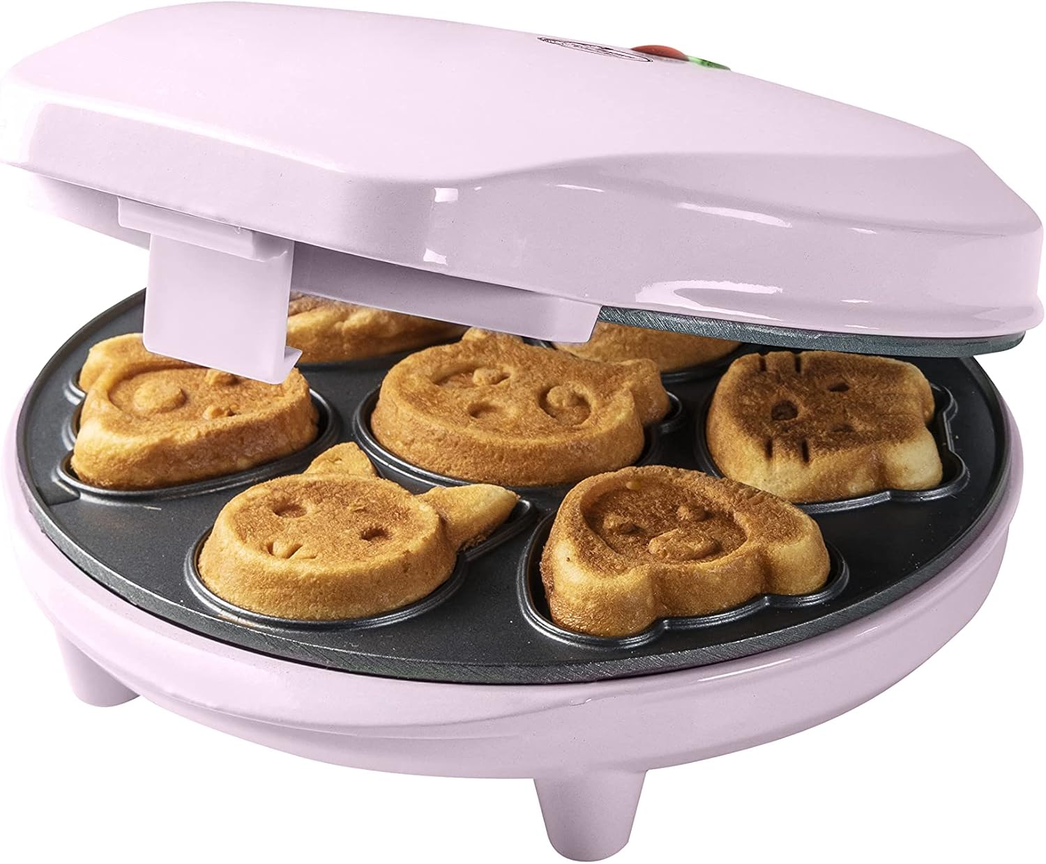 Bestron - mini cookies/gaufres - 700W, antiadhésif, témoin cuisson - AAW700P