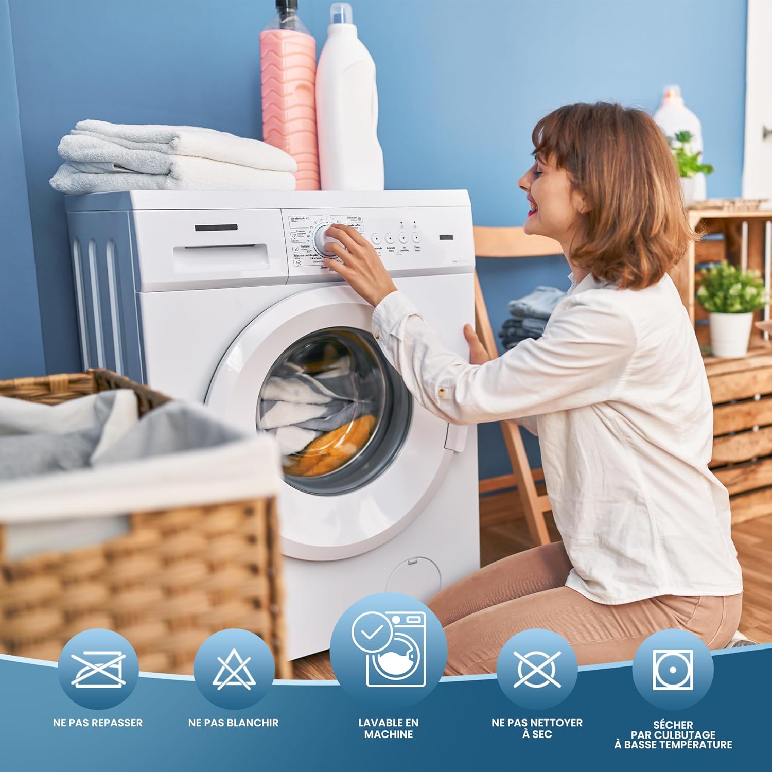 Utopia Bedding - protège-matelas imperméable - 160x200 cm - Oeko TEX, coins élastiques, respirant