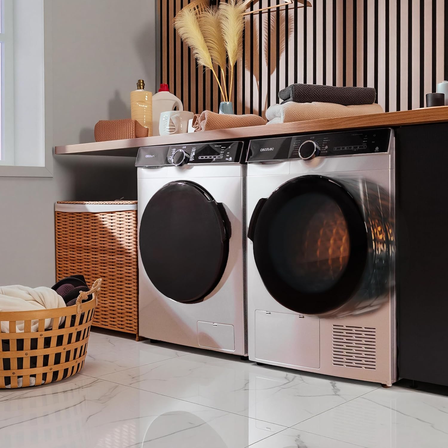 Cecotec - sèche-linge 10kg, pompe à chaleur, A+++, 14 programmes, UV, Bolero Dresscode Dry 10505