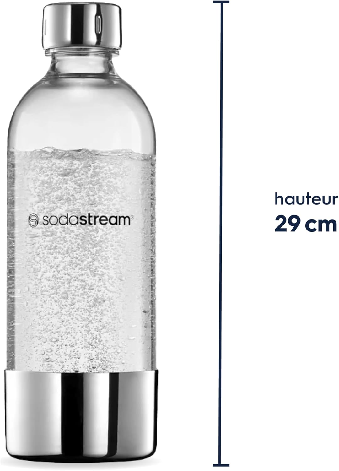 Sodastream - Premium (Gaia/Terra/Art/Ensō) - 1L - métal, sans BPA, lavable, réutilisable