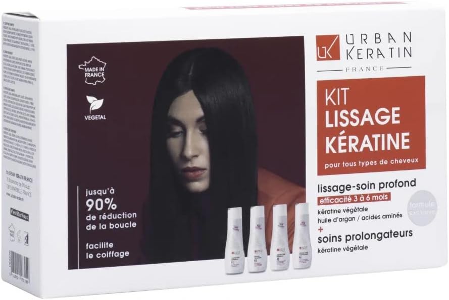 Urban Keratin - Mini Kit Lissage - kit de lissage à la kératine, format voyage