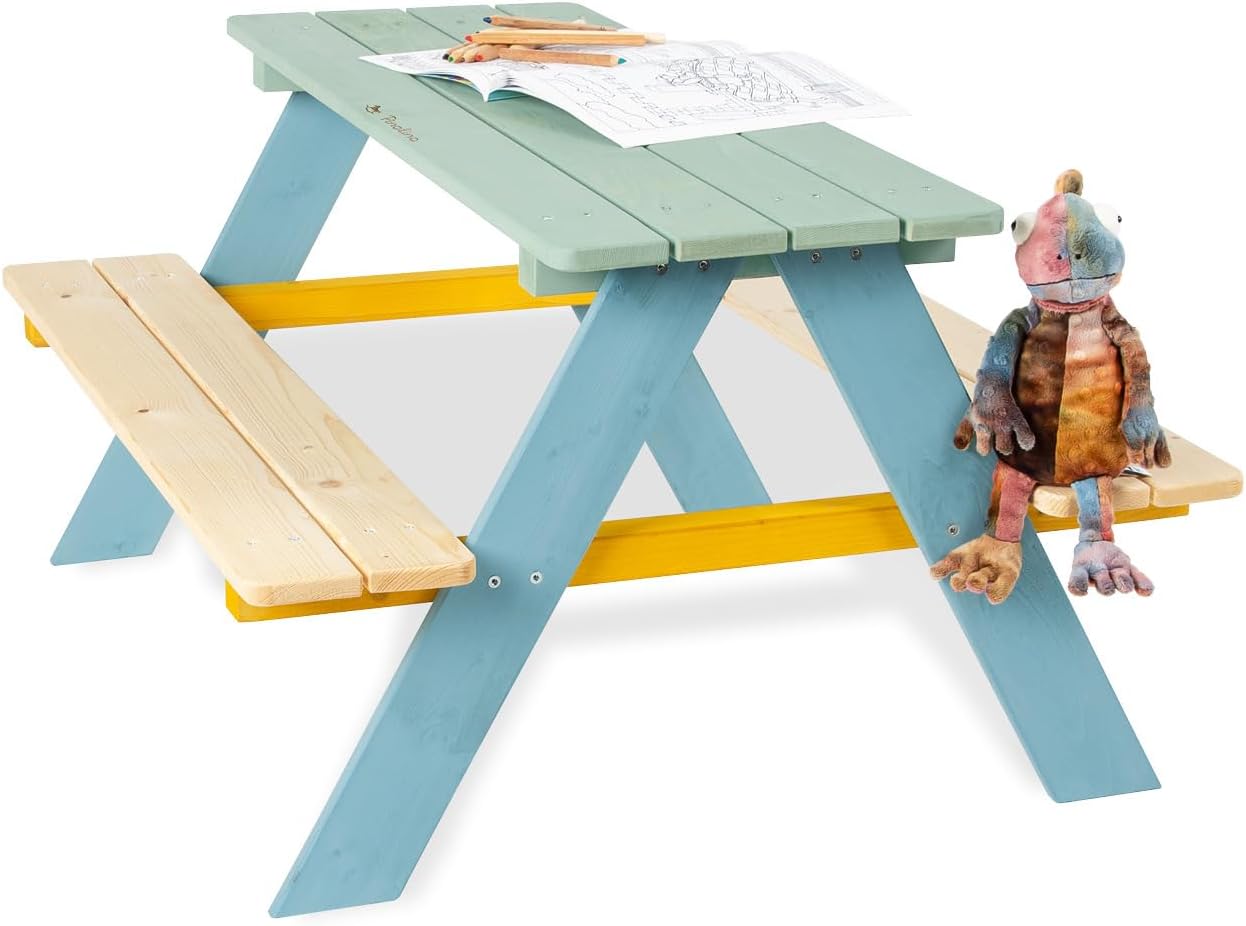 Pinolino - Nicki (série enfant) - table et chaises bois verni - 201616