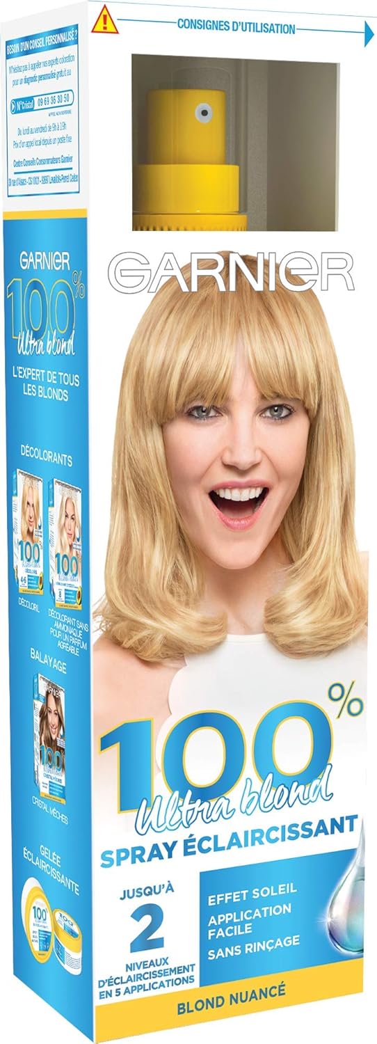 Garnier - Cristal Soleil - 125 ml - Spray éclaircissant naturel, effets méchés