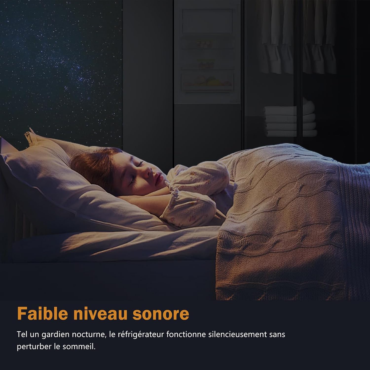 magictec - Réfrigérateur encastrable 118L, niche 88cm, poignée modulable