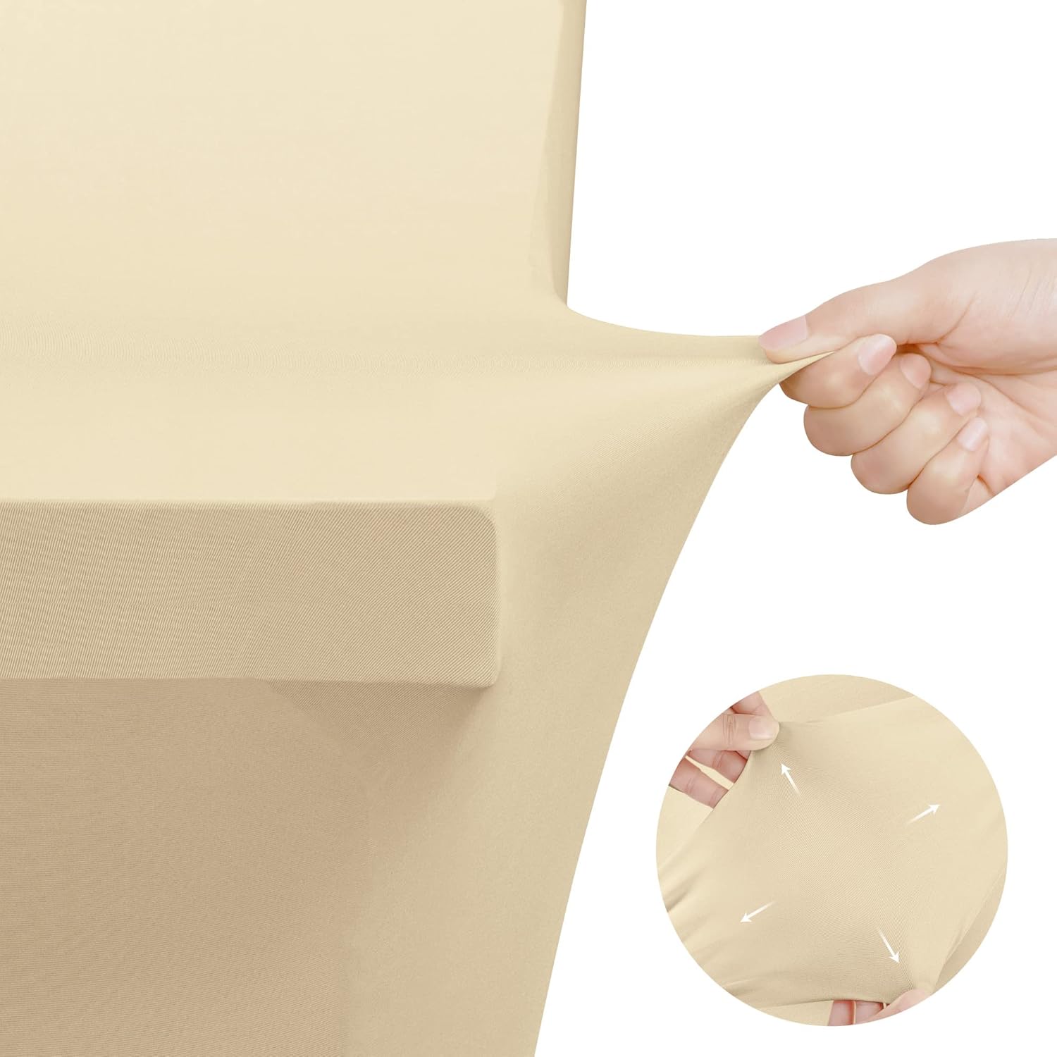 Utopia Kitchen - nappe extensible - 244 cm - polyester spandex, lavable, lot de 2