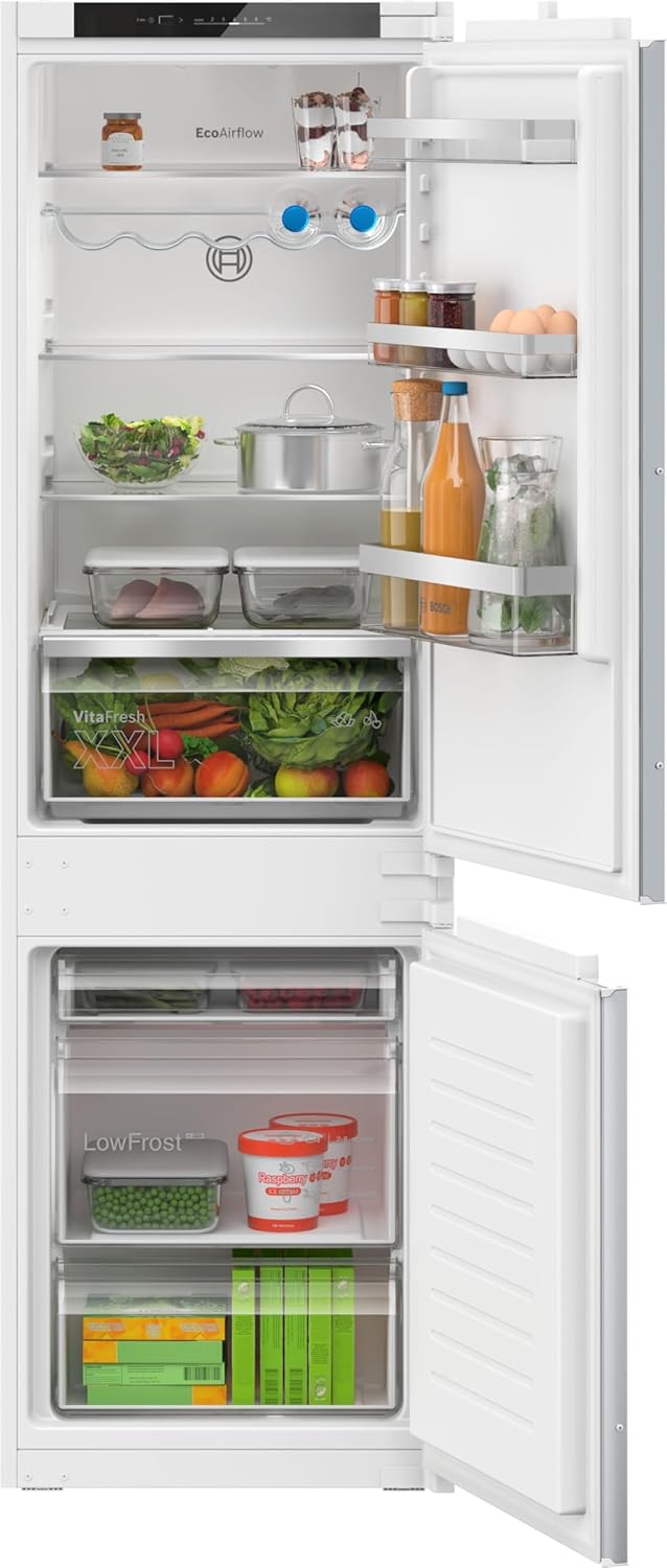Bosch - Série 4 - 177,2x54,1 cm - Frigo congélateur encastrable, 267L - KIV86VSE0