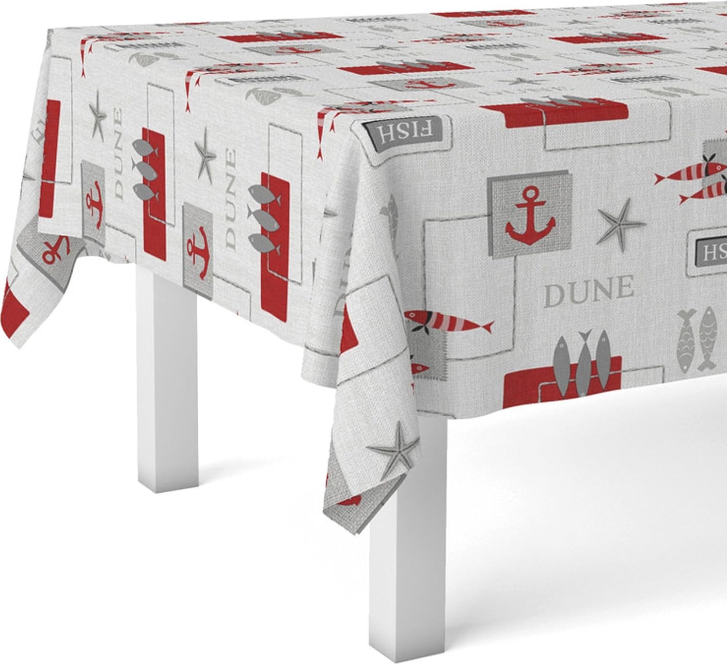 Nappe en toile cirée - rectangulaire 100x140 cm, anti-taches, imperméable