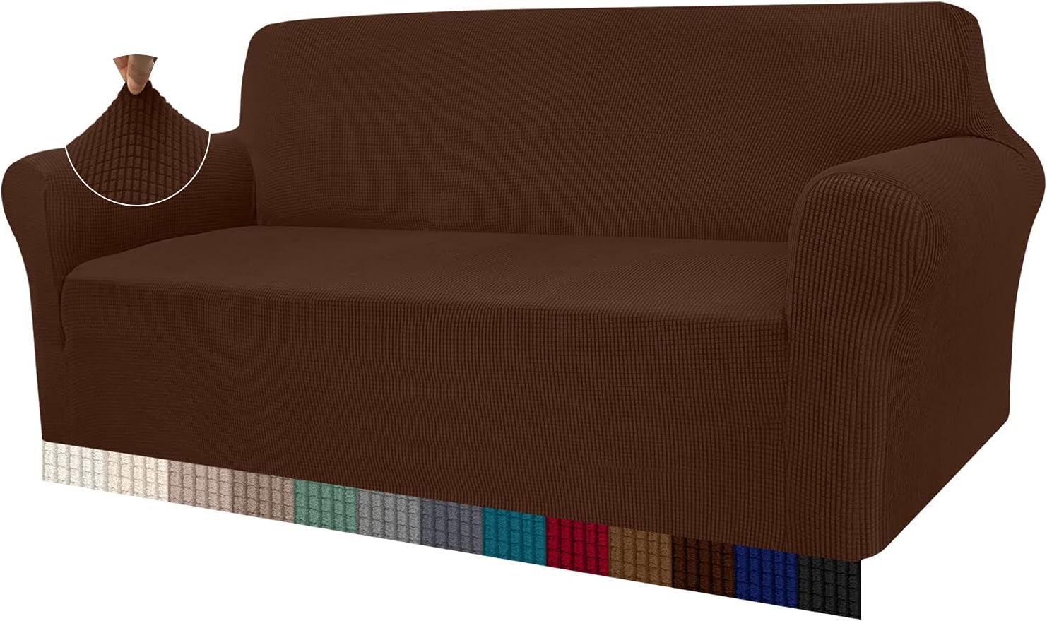 Granbest - housse de canapé jacquard, élastique, protection animaux, salon