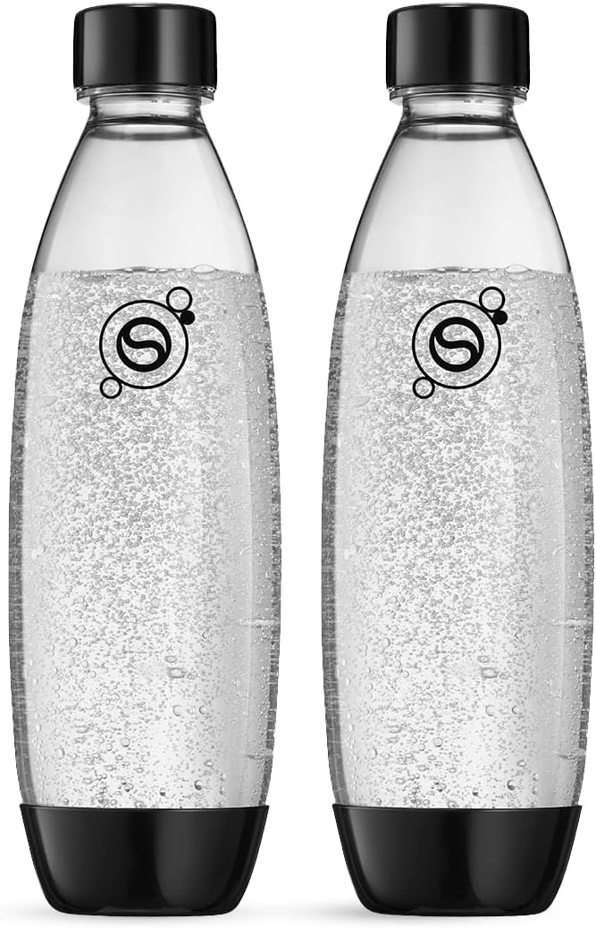 Sodastream - Fuse - 1L x2 - bouteilles réutilisables, sans BPA, lavables