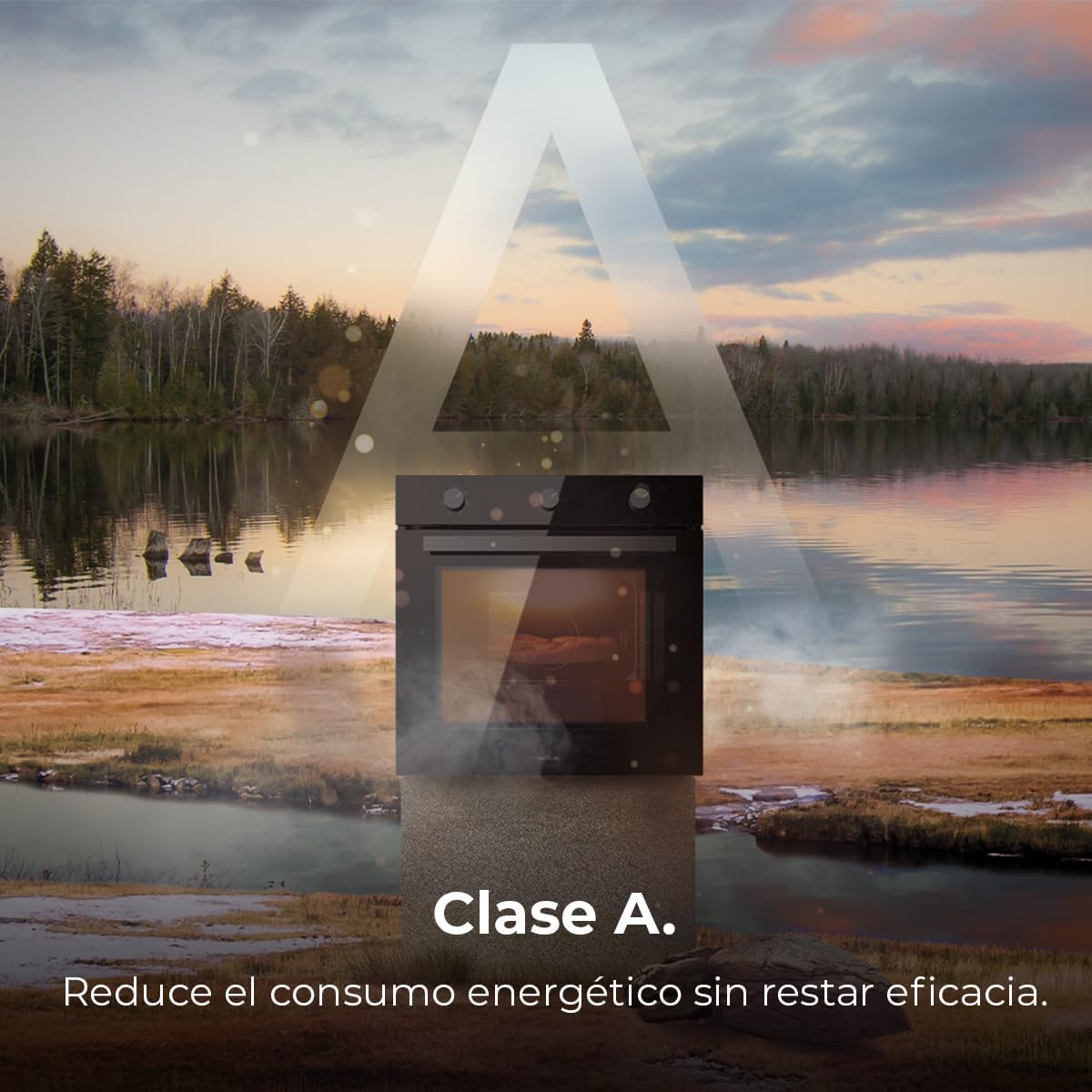 Cecotec - Four encastrable multifonctions 70L, 2800W, classe A, M236000