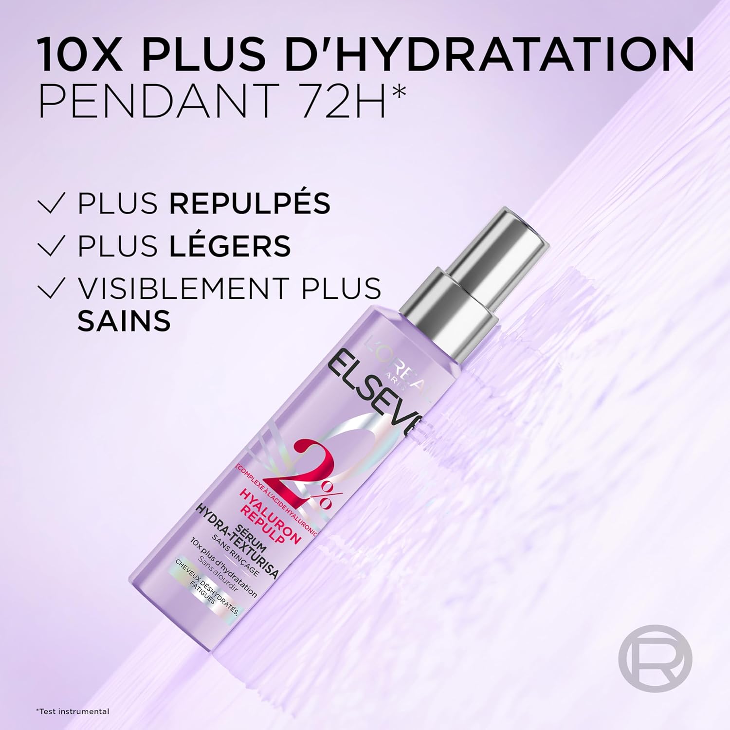 L'Oréal Paris - Elseve Hyaluron Repulp - 150ml - Sérum hydratant cheveux, acide hyaluronique, hydratation 72h