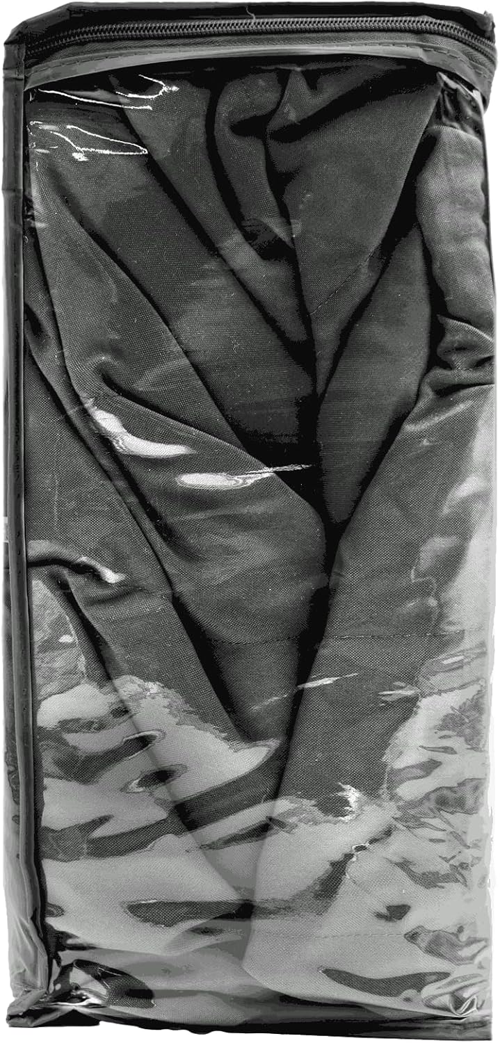 Douceur d’Intérieur - Essentiel housse clic-clac 120x185 cm - polyester uni béton