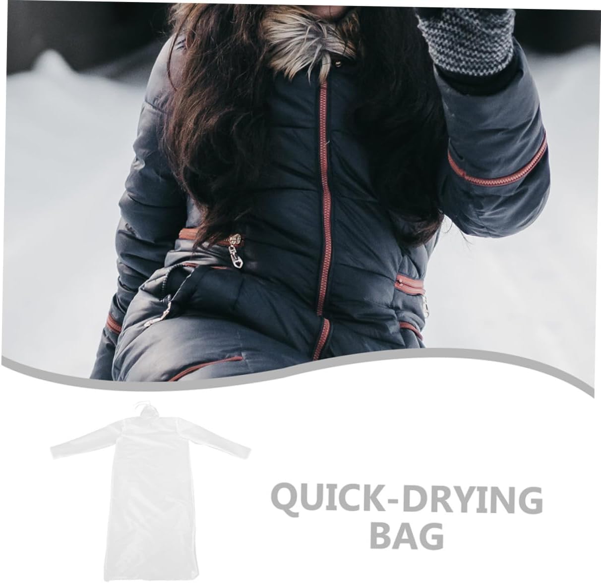 Didiseaon - lot séchage manteaux/doudounes - 1,5m - plastique solide, portable, rapide