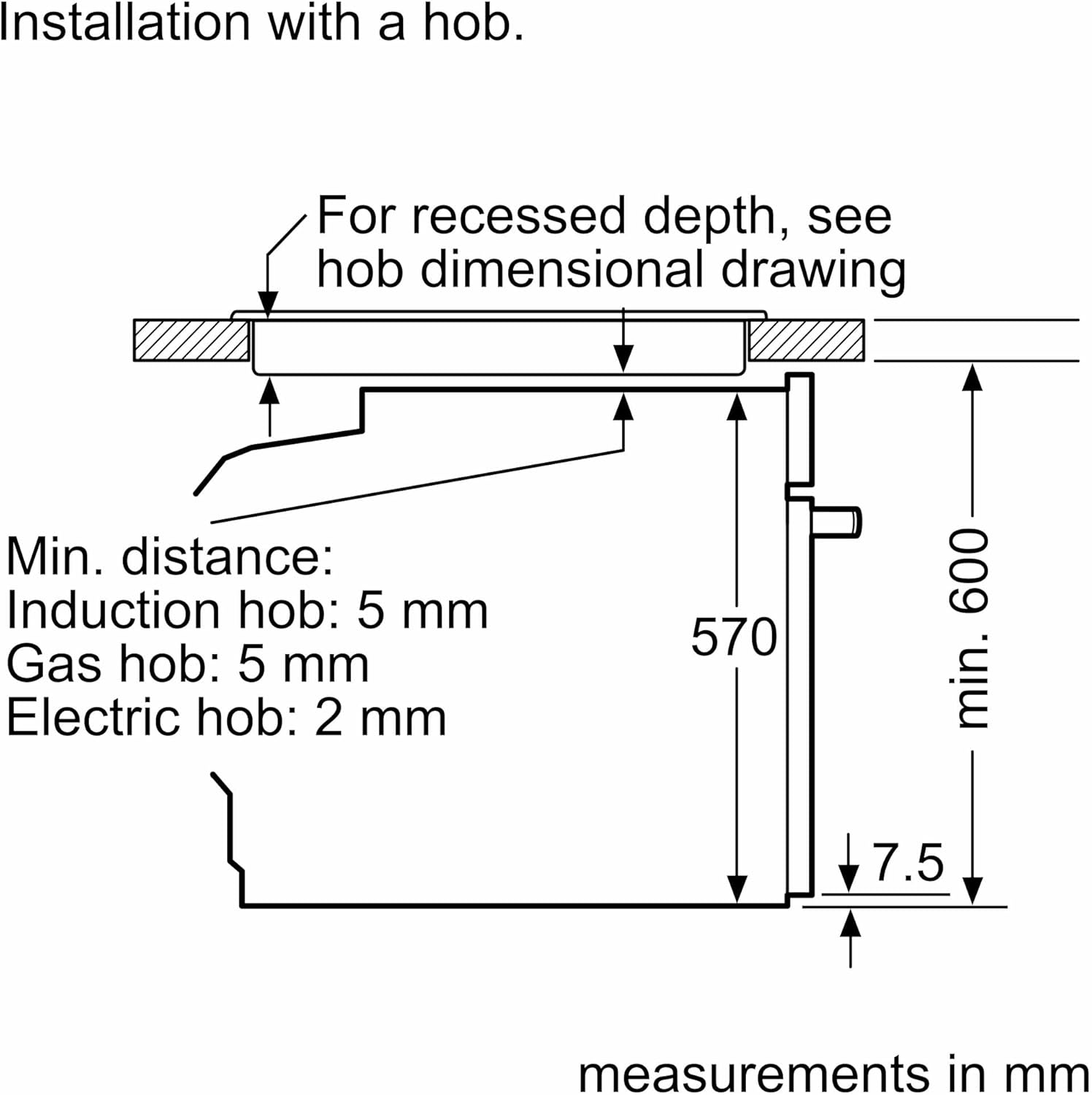 Bosch - Four encastrable Série 4, noir, multifonction, HQA534BB3