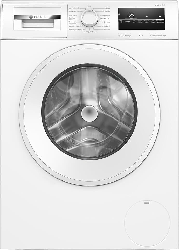 Bosch - Série 4 - 8 kg, 1400 tr/min, hublot - lavage efficace - WAN2827UFR