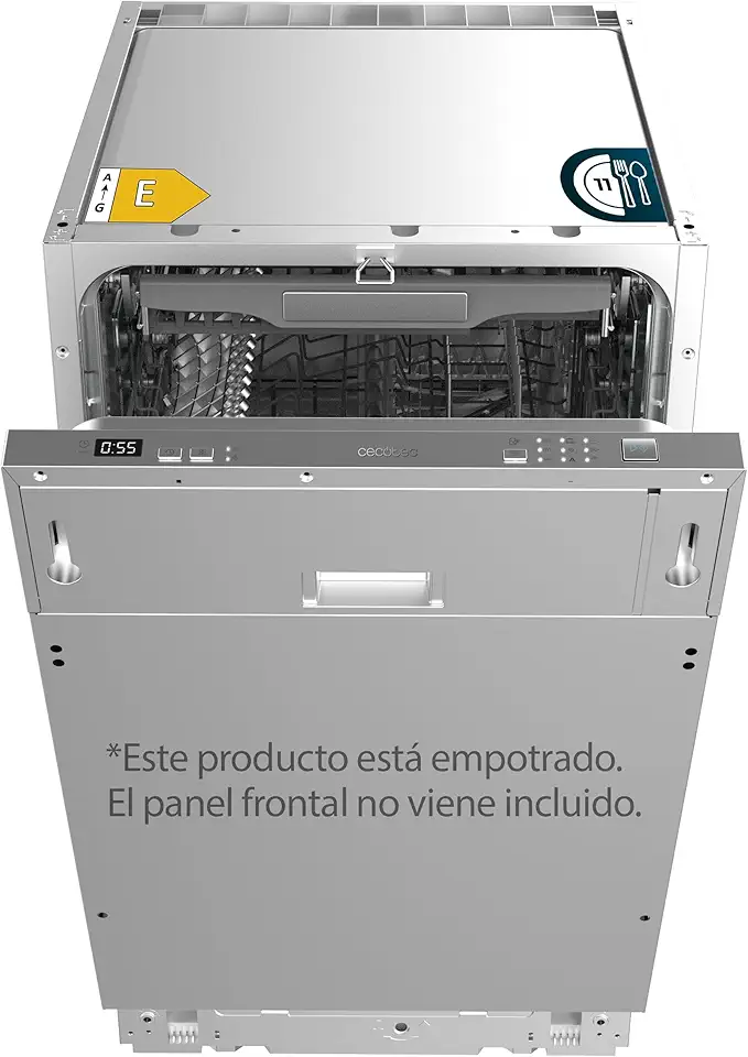 Cecotec - Bolero Aguazero 4101 Full-BI - 11 couverts - 6 programmes, faible conso, départ différé, AquaStop, 1850W, 4101