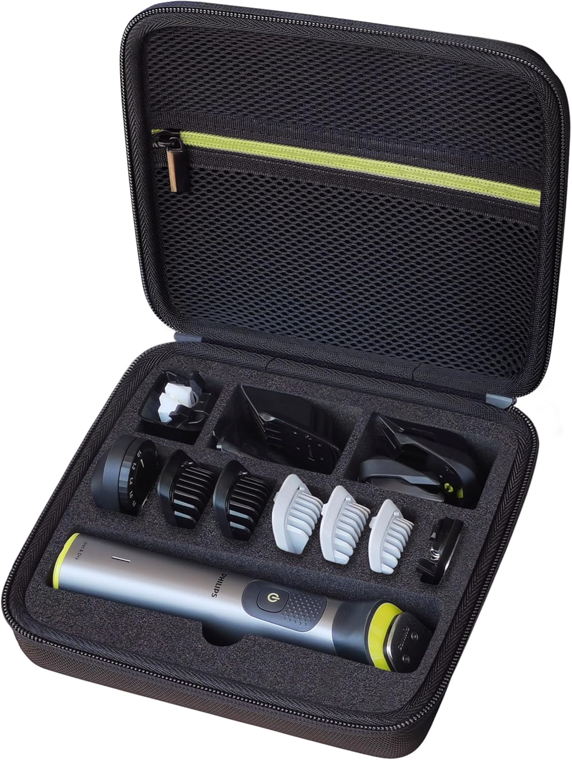 Étui de rangement rigide pour tondeuse Philips Series 7000, étanche, compact, MG7930/15 MG7950/15