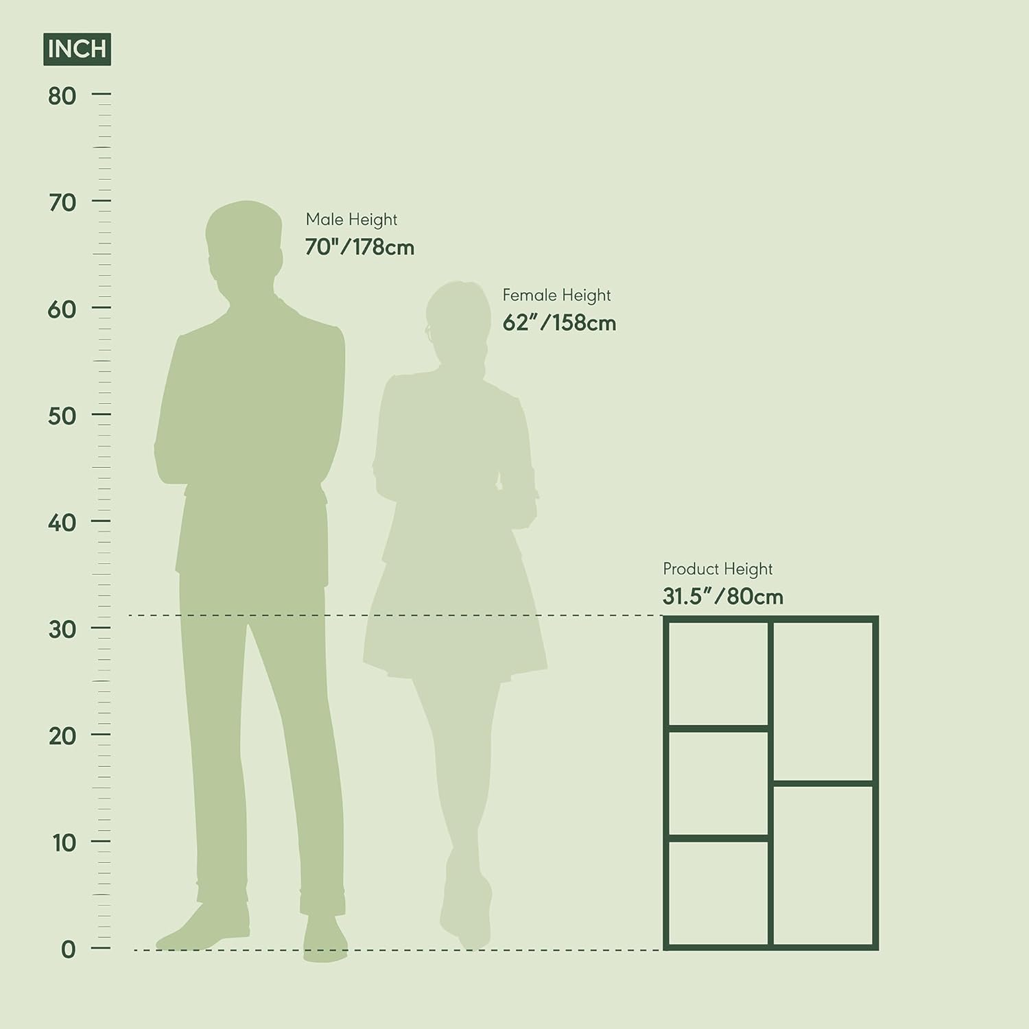 Furinno - Luder série - étagère 5 cubes, blanc, rangement ouvert