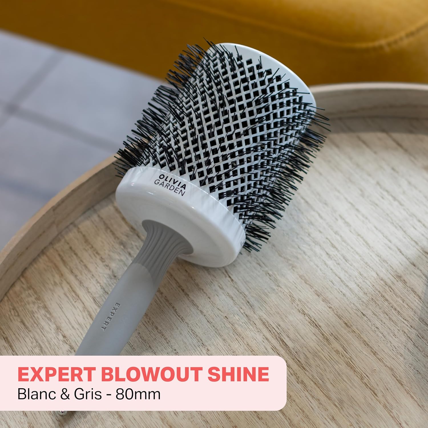 Olivia Garden - Expert Blowout Shine - ronde céramique antistatique, brushing sans frisottis