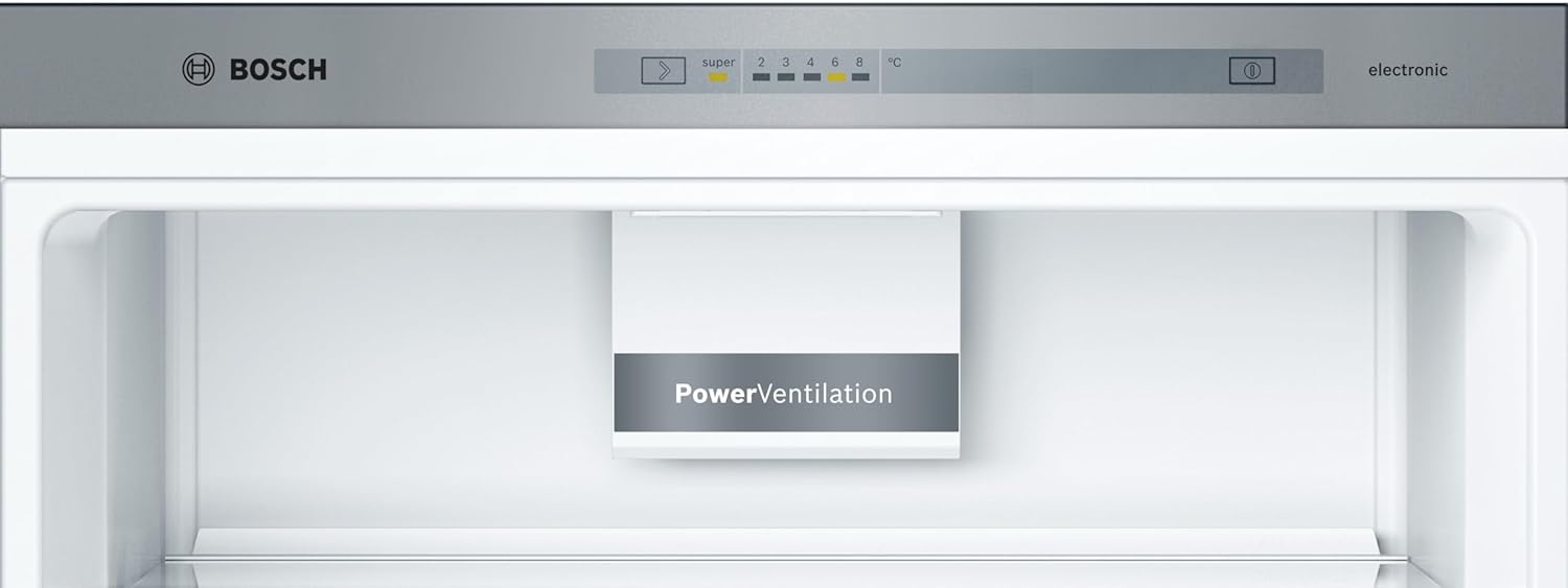 Bosch - Série 4 KGV58VLEAS - 191x70cm - 377L/126L, inox, froid ventilé