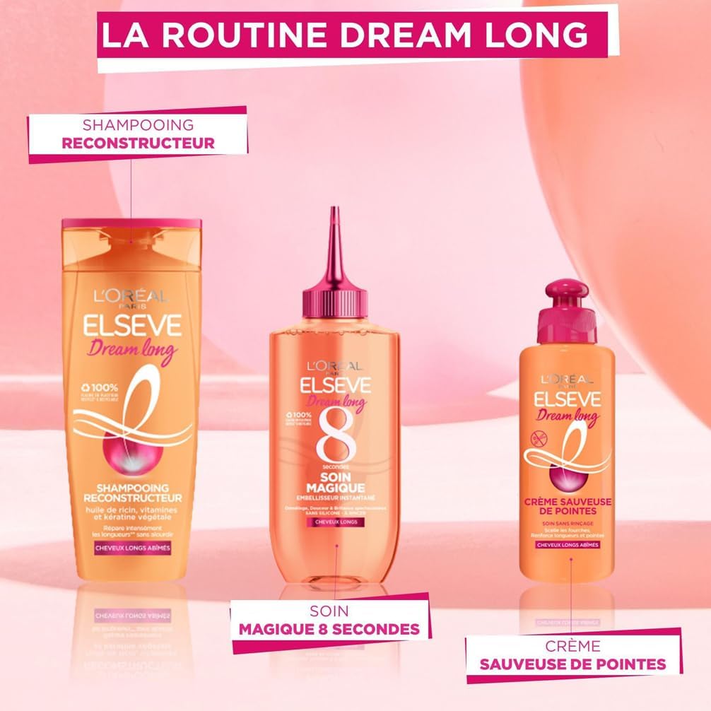 L'Oréal - Elseve Dream Long - soins cheveux longs - huile de ricin, réparation