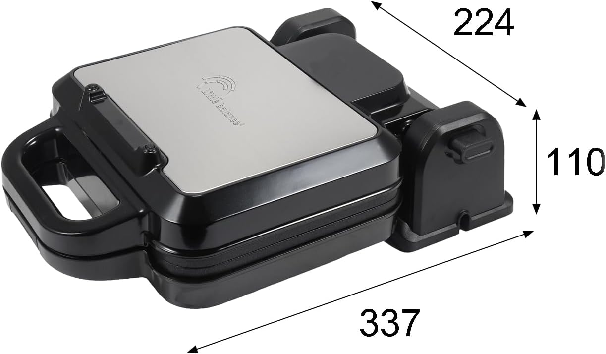 Little Balance - gaufrier rotatif 1200W, antiadhésif, PFAS free, 8805 Flip