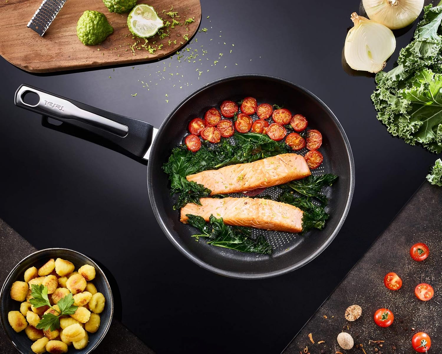 Tefal - Emotion série - 24 cm - antiadhésive, induction, poignée robuste, garantie 10 ans, E3000404