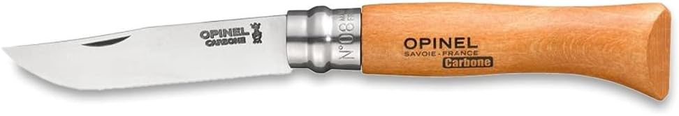 Opinel - n°8 traditionnel - lame 8,5 cm - acier carbone, manche bois