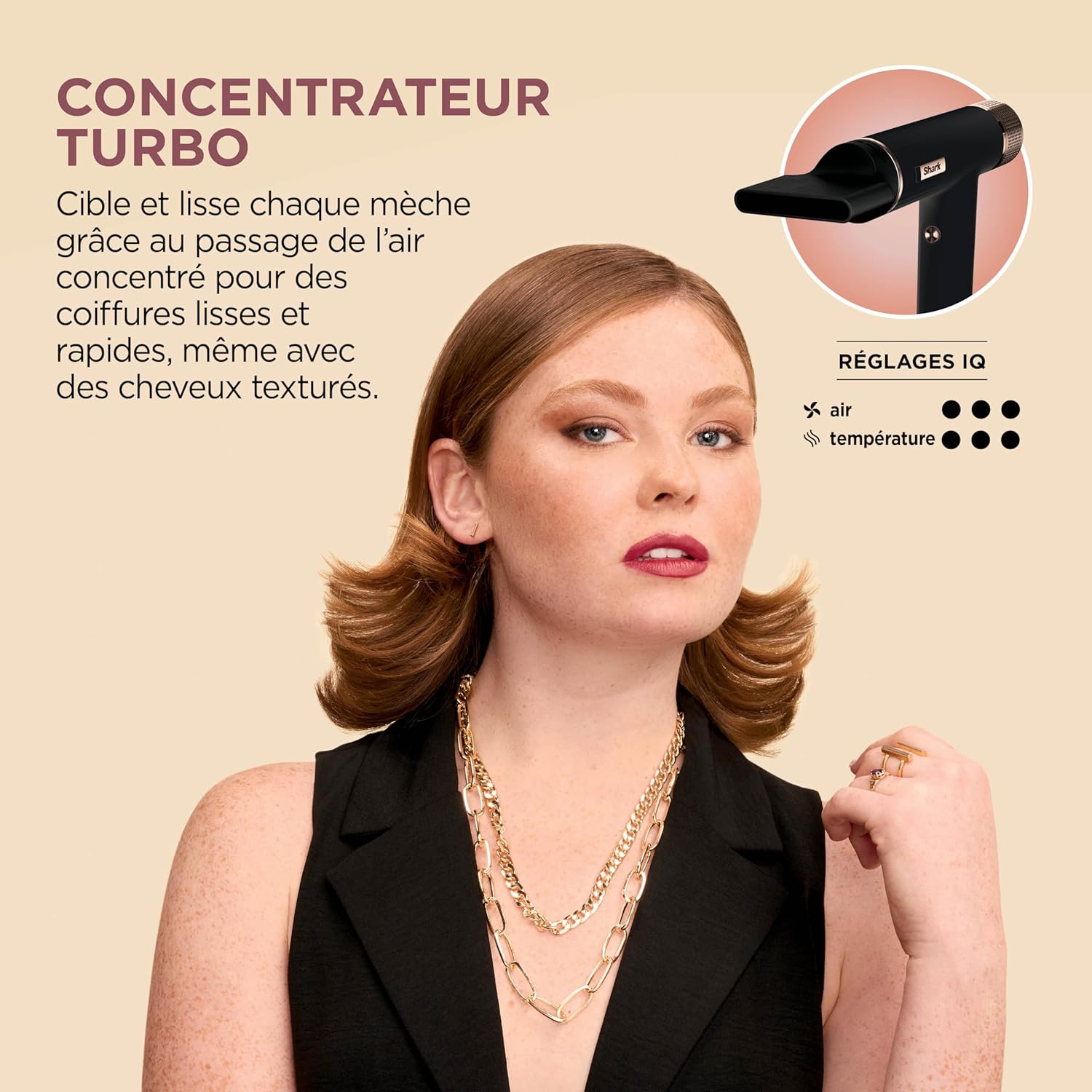 Shark - SpeedStyle - compact - séchage rapide, ionique, sans dommage