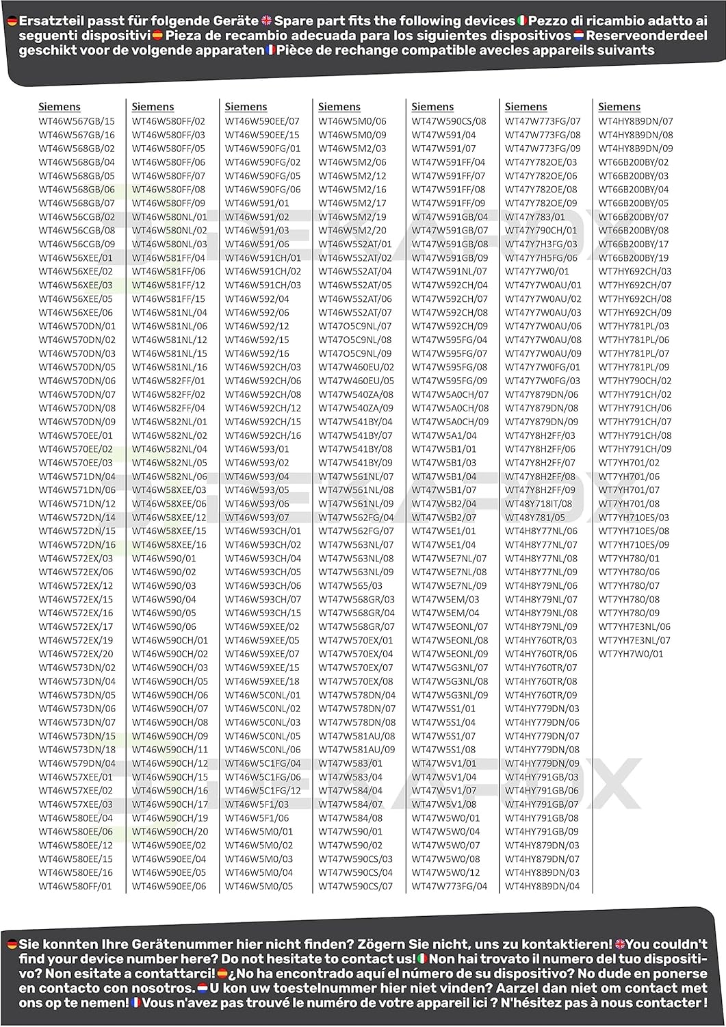 Bosch Siemens - sèche-linge séries Avantixx EcoLogixx iQ - clapet d'entretien 6 vis - pour échangeur de chaleur - 006467