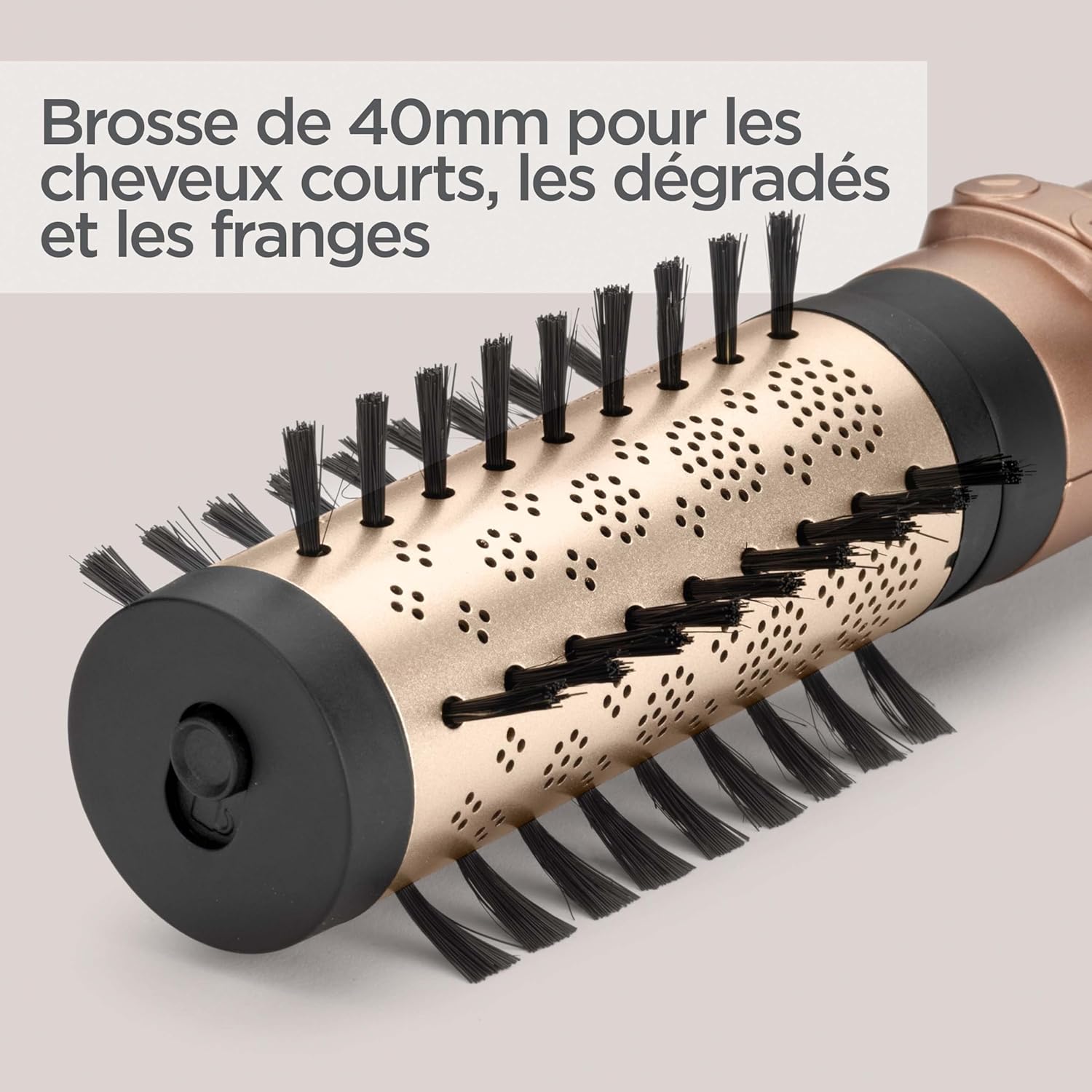 BaByliss - Brosse soufflante Dual 50/40mm, ionique, 2 vitesses, AS952E