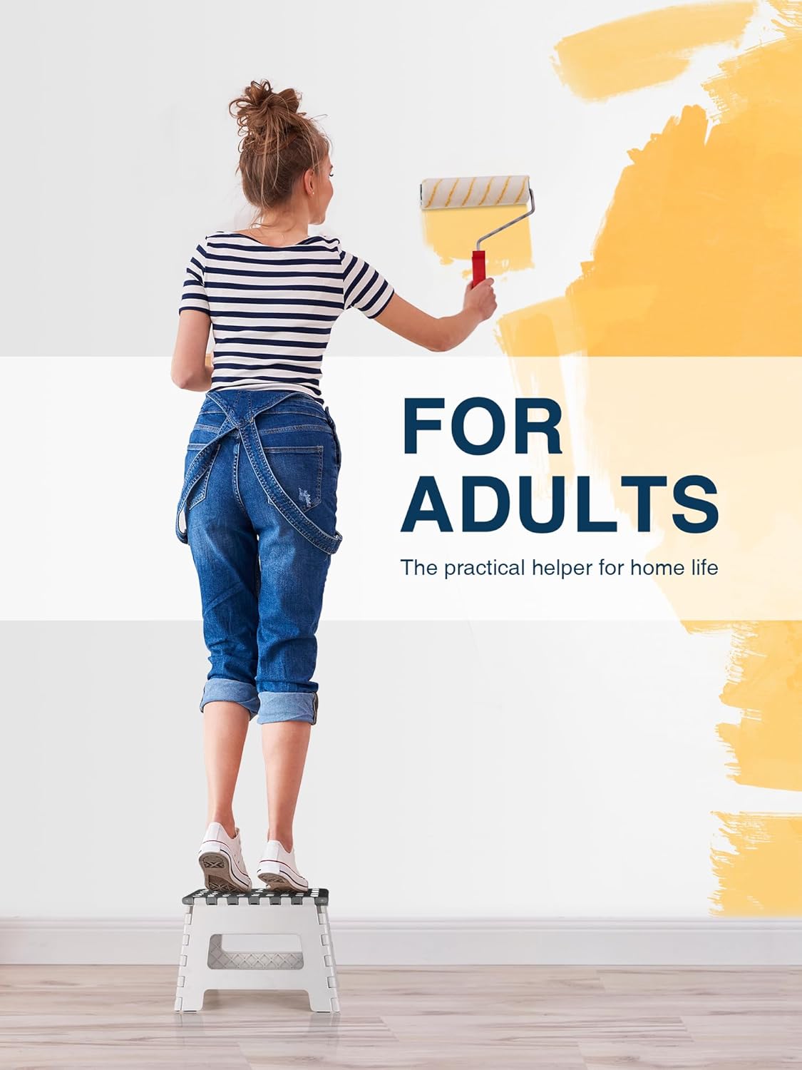 HOUSE DAY - marchepied pliable - 22,9 cm - poignée, surface antidérapante