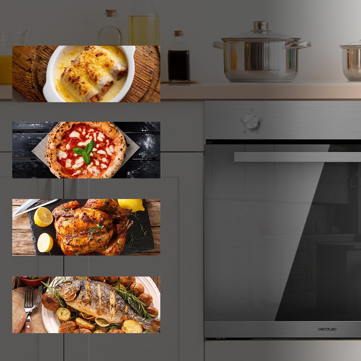 Cecotec - Bolero Hexa, 77L, 2800W, 4 fonctions, vapeur, C126000