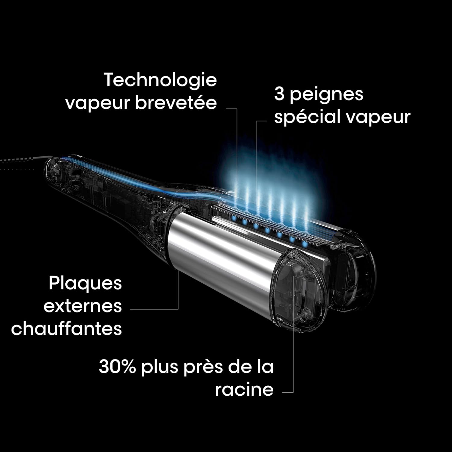 L'Oréal Professionnel - SteamPod 4 - technologie vapeur - coiffage rapide, tous types de cheveux